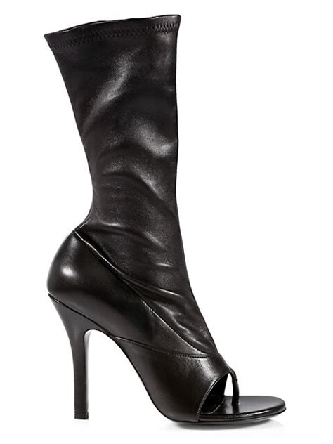 givenchy thong leather booties|Givenchy booties.